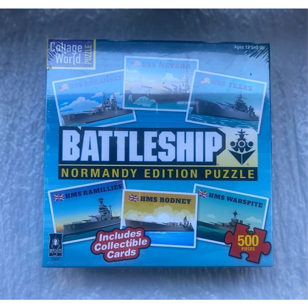Battleship Collage World Puzzle